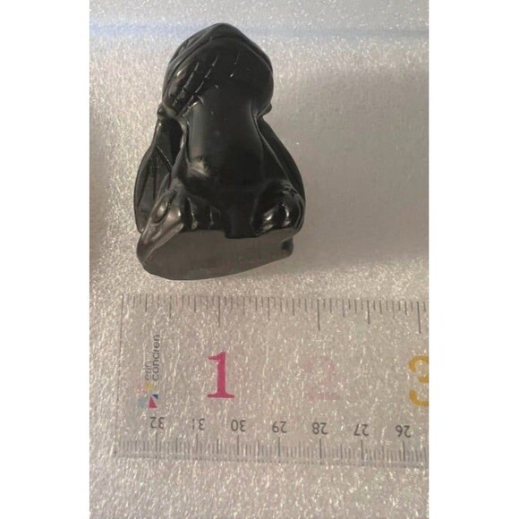 Toothless Dragon in Black Obsidian - Picture 6 of 6